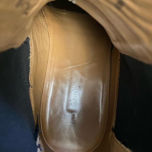 Magnanni Black leather chelsea boots Sz:12 made in Spain - Picture 11 of 12